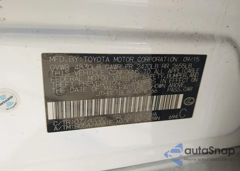 2015 Lexus Gs 350 from USA, damaged, VIN JTHBE1BL8FA018366